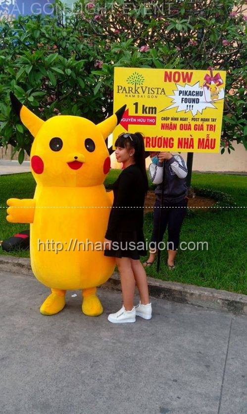 mascot pikachu, pikachu nhảy, mascot pikachu mô hình, cho thuê mascot pikachu giá rẻ, cung cấp mascot pikachu đẹp tại tphcm