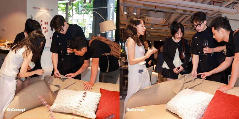 Khách mời cần có không gian để tham quan, trò chuyện và cảm nhận sản phẩm trong ngày khai trương showroom-boconcept-khong-gian-trai-nghiem-05.jpg
