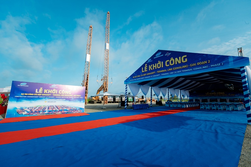 Không gian Lễ khởi công Cảng Gemalink sau khi setup khong-gian-le-khoi-cong-cang-gemalink-sau-setup