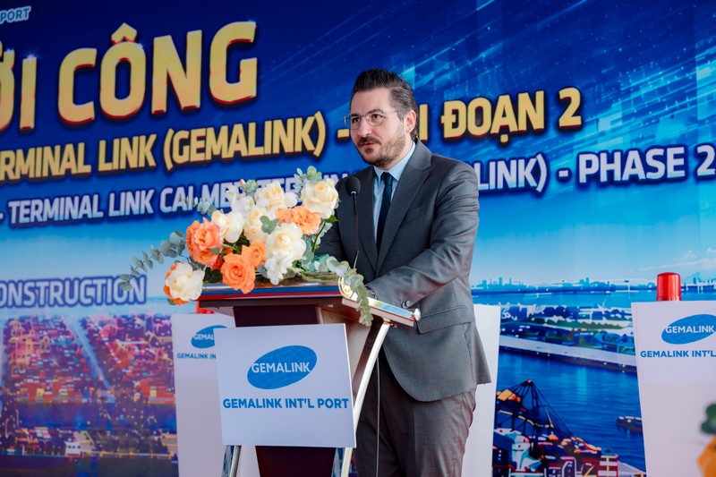 Đại diện lãnh đạo phát biểu tại Lễ khởi công Cảng Gemalink lanh-dao-phat-bieu-le-khoi-cong-cang-gemalink