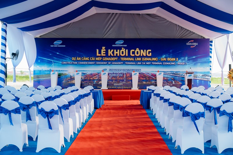 Sân khấu Lễ khởi công Cảng Gemalink giai đoạn 2 san-khau-le-khoi-cong-cang-gemalink