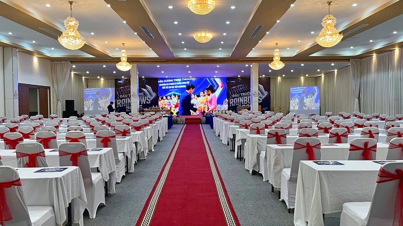 Không gian thi đấu trước giờ đón thí sinh tại Rainbows 2026 cuoc-thi-toan-rainbows_37.jpg