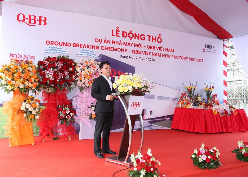 Phát biểu tại lễ động thổ dự án nhà máy QBB phat-bieu-tai-le-dong-tho-du-an-nha-may-qb