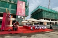 Sài Gòn Light Event setup Lễ khởi công The Win City trực tiếp tại công trường