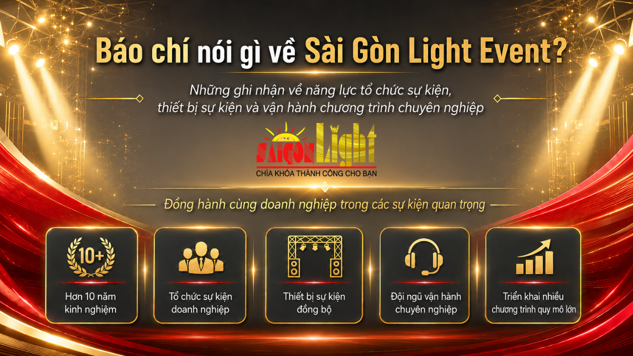 Báo chí nói gì về Sài Gòn Light Event? Góc nhìn từ những dấu ấn truyền thông