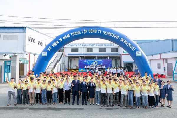 Cung cấp thiết bị sự kiện tại Lễ Kỷ Niệm 10 năm thành lập Famisea tại Long An