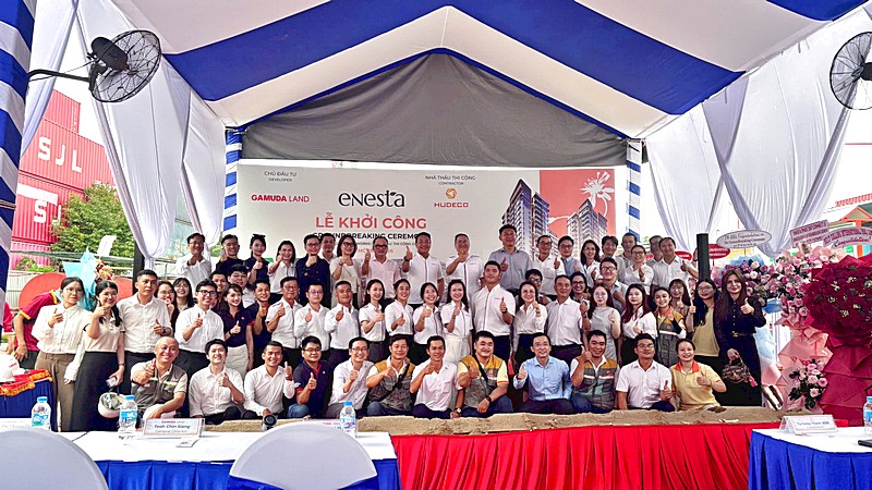 Sài Gòn Light Event cung cấp thiết bị và vận hành lễ khởi công Dự án ENESTA tại Tân Vạn, Bình Dương