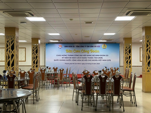 Cung cấp thiết bị sự kiện tại “Bữa cơm Công đoàn” của Binh đoàn 20 Tân cảnh Sài Gòn