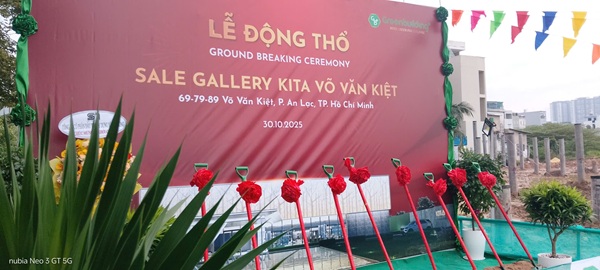 Lễ Động Thổ Dự Án Khu Nhà Sale Gallery KITA Võ Văn Kiệt Lễ Động Thổ Dự Án Khu Nhà Sale Gallery KITA Võ Văn Kiệt