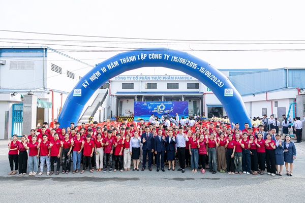Lễ Kỷ Niệm 10 năm thành lập Famisea tại Long An