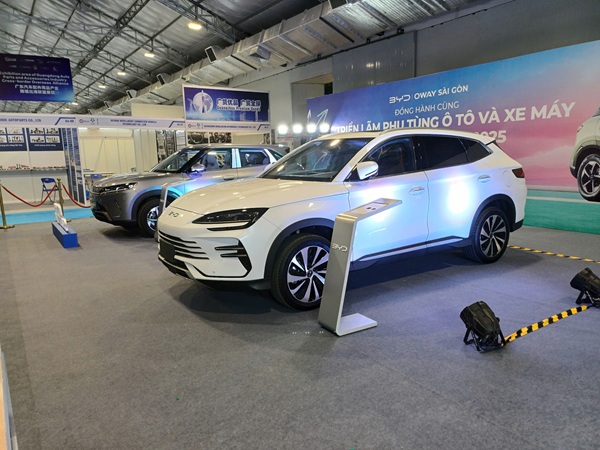 Tổ chức gian hàng trưng bày của BYD Oway Sài Gòn tại Triển lãm Phụ tùng Ô tô – Xe máy quốc tế Việt Nam 2025